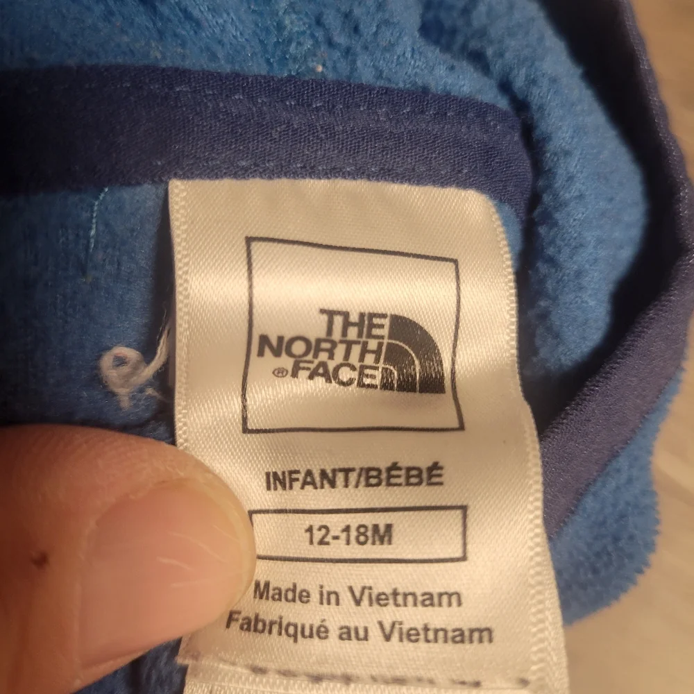 The North Face Infants Full Zip Fleece Jacket Blue‎ Size 12-18 month